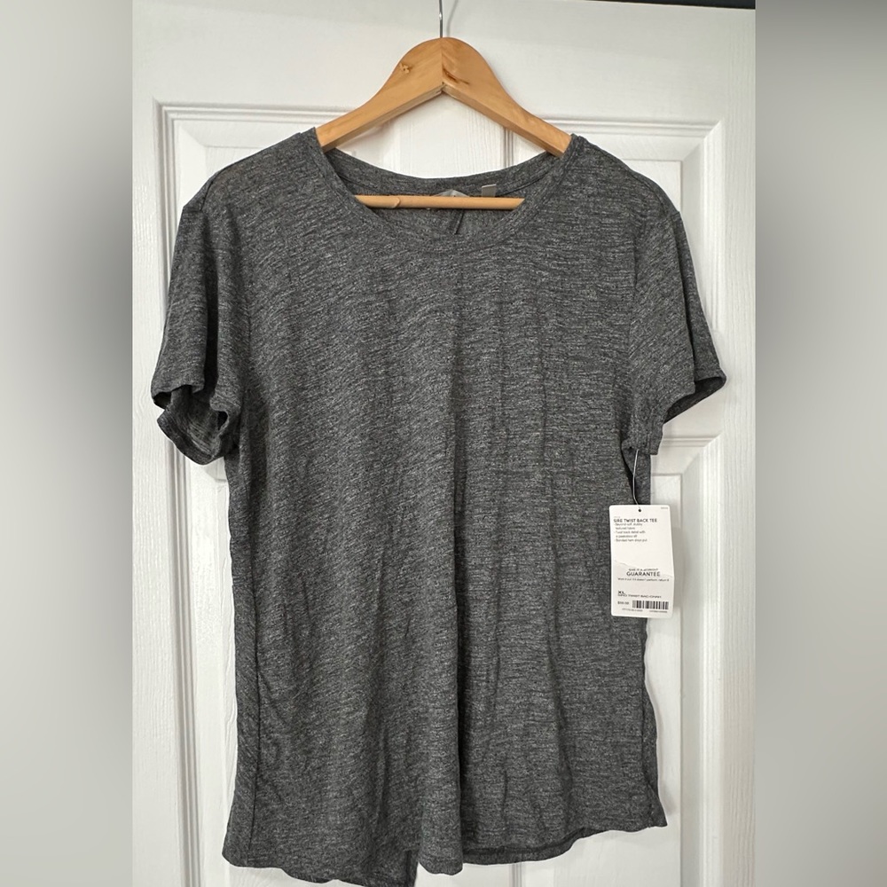 Zella, tie back athletic shirt